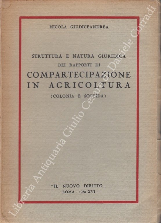 Struttura e natura giuridica dei rapporti di compartecipazione in agricoltura. … | Immagine Gallery 2