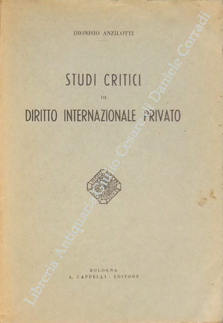 Studi critici di diritto internazionale privato | Immagine Gallery 2