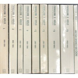 Studi e materiali. Vol. I - 1983-1985; Vol. II - …