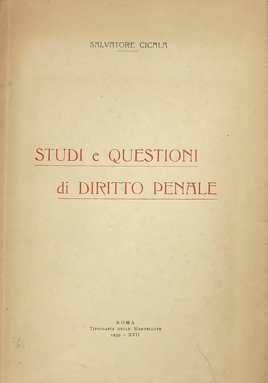 Studi e questioni di diritto penale | Immagine Gallery 2