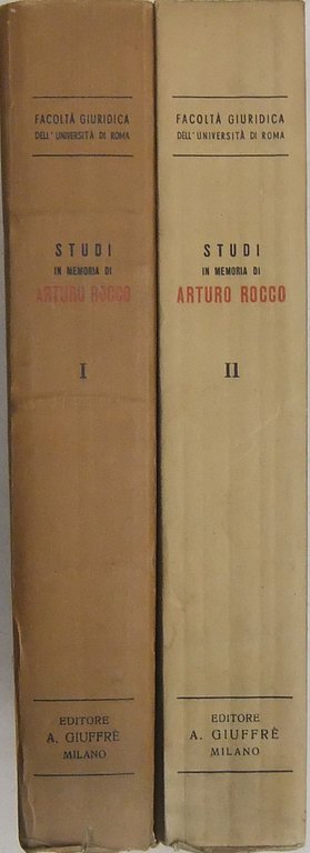 Studi in memoria di Arturo Rocco | Immagine Gallery 2