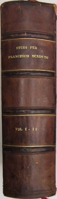 Studi in onore di Francesco Scaduto | Immagine Gallery 2