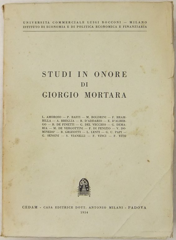 Studi in onore di Giorgio Mortara. | Immagine Gallery 2