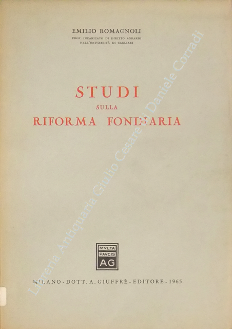 Studi sulla riforma fondiaria | Immagine Gallery 2