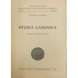 Studia canonica. Presentazione di Rinaldo Bertolino | Immagine Gallery 1
