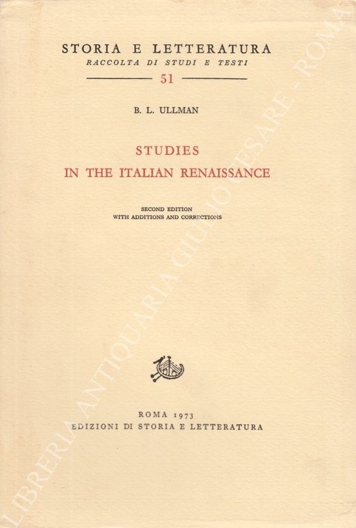 Studies in the Italian Renaissance | Immagine Gallery 2