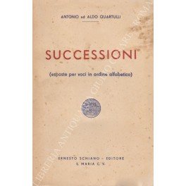 Successioni (esposte per voci in ordine alfabetico) | Immagine principale