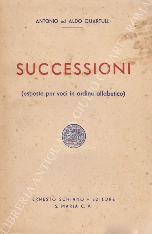 Successioni (esposte per voci in ordine alfabetico) | Immagine Gallery 2