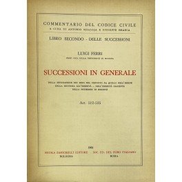Successioni in generale. Della separazione dei beni del defunto da …