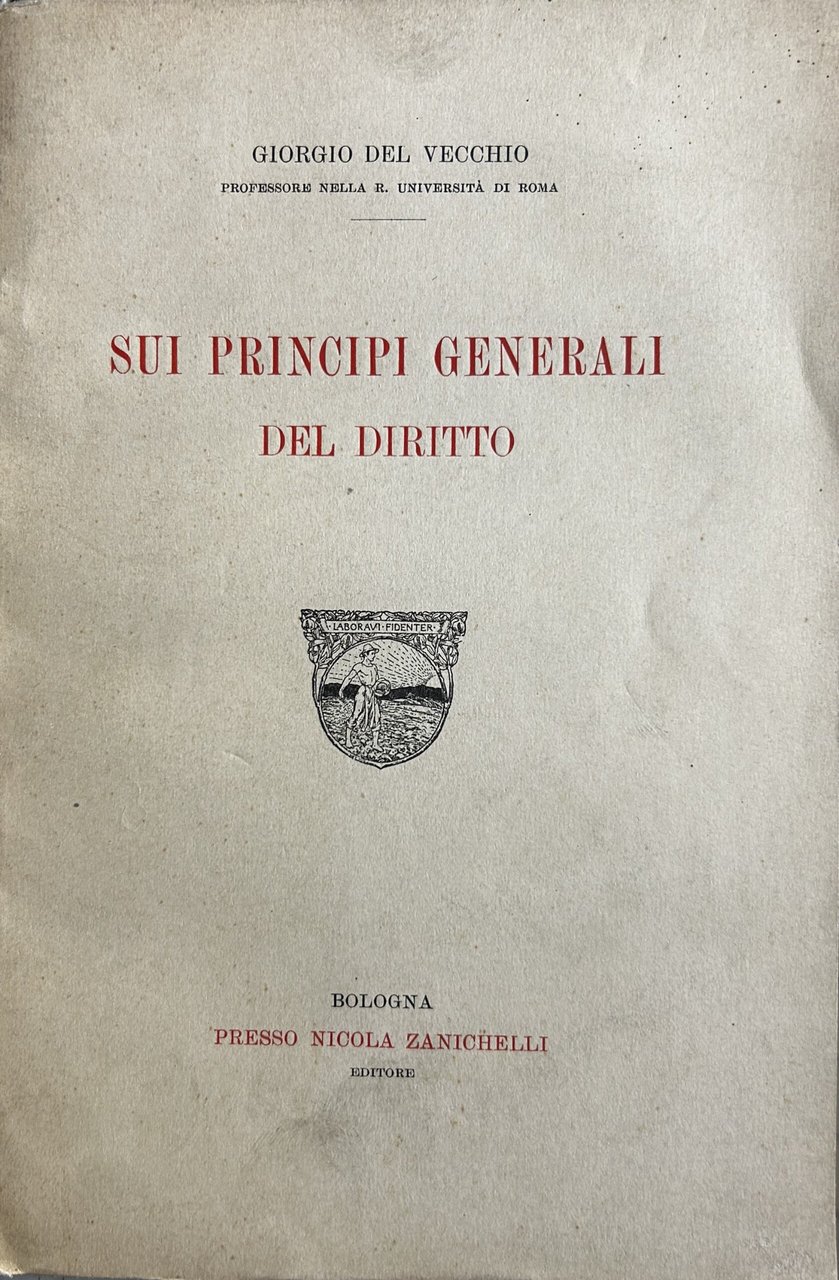 Sui principi generali del diritto | Immagine principale