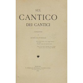 Sul Cantico dei Cantici. Congetture di Achille Torelli