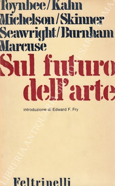 Sul futuro dell'arte. Introduzione di Edward F. Fry | Immagine Gallery 2