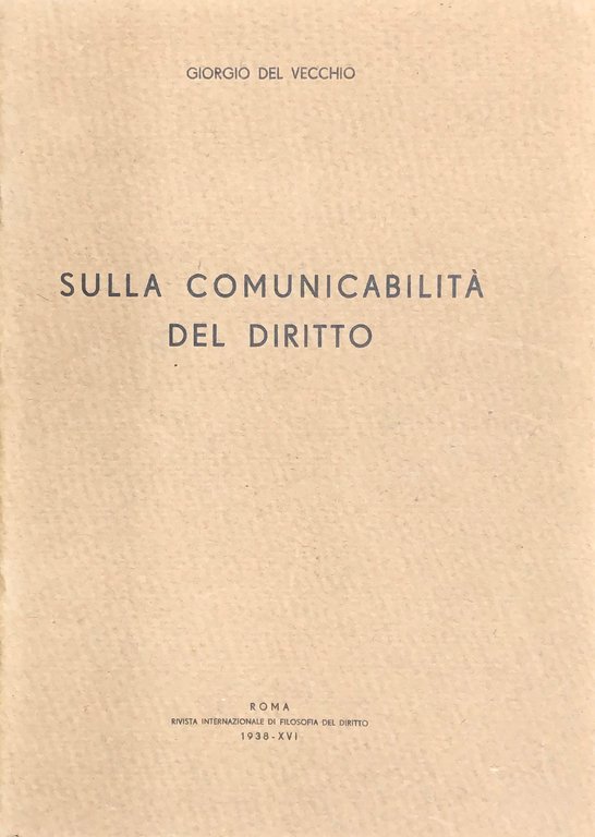 Sulla comunicabilità del diritto | Immagine Gallery 2