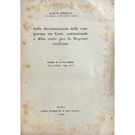 Sulla discriminazione delle competenze tra Corte costituzionale e Alta corte … | Immagine Gallery 1