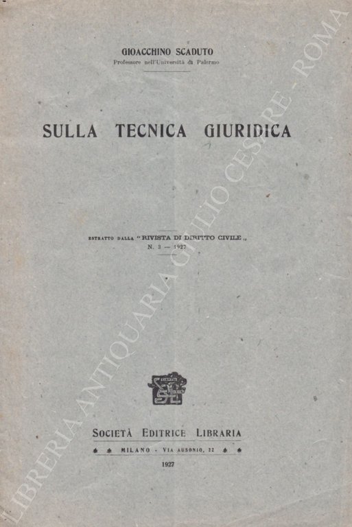 Sulla tecnica giuridica | Immagine Gallery 2