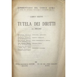 Surrogatoria. Revocatoria (Nicolò). Sequestro conservativo (Andrioli). Tutela giurisdizionale in generale …