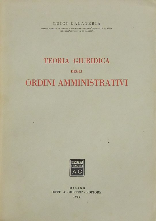 Teoria giuridica degli ordini amministrativi | Immagine Gallery 2
