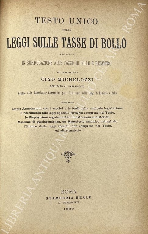 Testo unico delle leggi sulle tasse di bollo e su … | Immagine Gallery 2