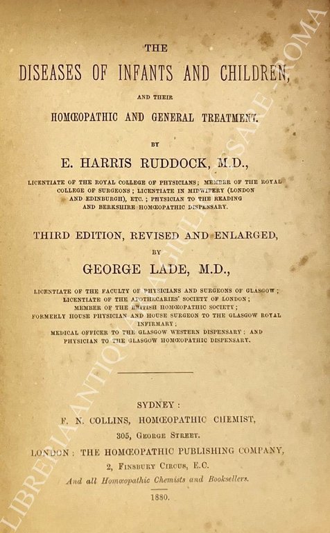 The diseases of infants and children, and their homeopathic and … | Immagine Gallery 2