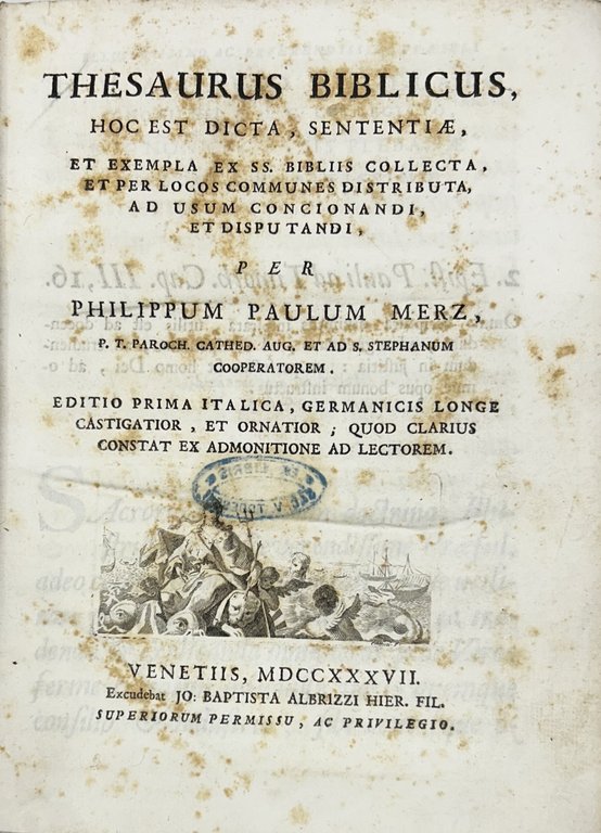 Thesaurus biblicus hoc est dicta, sententiae | Immagine Gallery 2