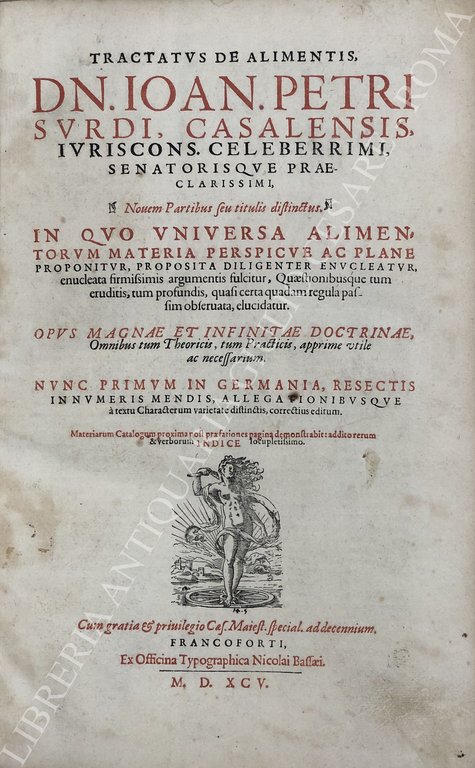 Tractatus de alimentis. Nouem Partibus seu titulis distinctus. In quo … | Immagine Gallery 2