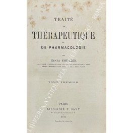 Traite de therapeutique et de pharmacologie