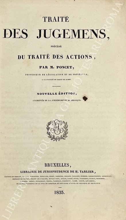 Traite des jugemens, precede du traite des actions | Immagine Gallery 2