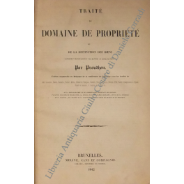 Traite du domaine de propriete ou de la distinction des …