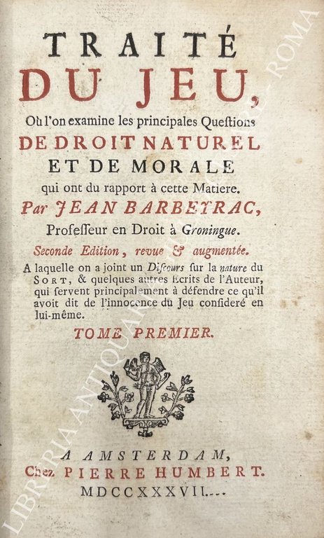 Traite du Jeu, ou l'on examine les principales questions de … | Immagine Gallery 2