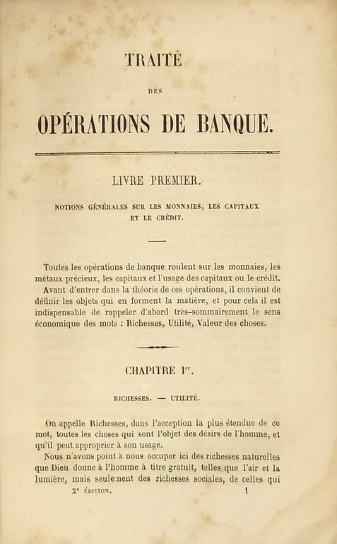 Traite theorique et pratique des operations de banque | Immagine Gallery 2