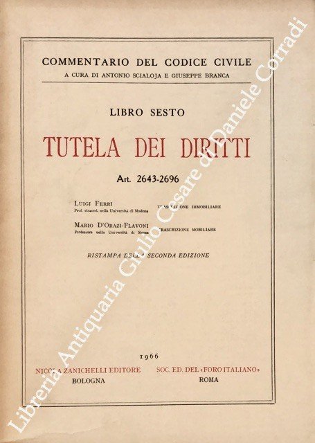 Trascrizione immobiliare (Ferri). Trascrizione mobiliare (D'Orazi Flavoni). Art. 2643-2696 | Immagine Gallery 2