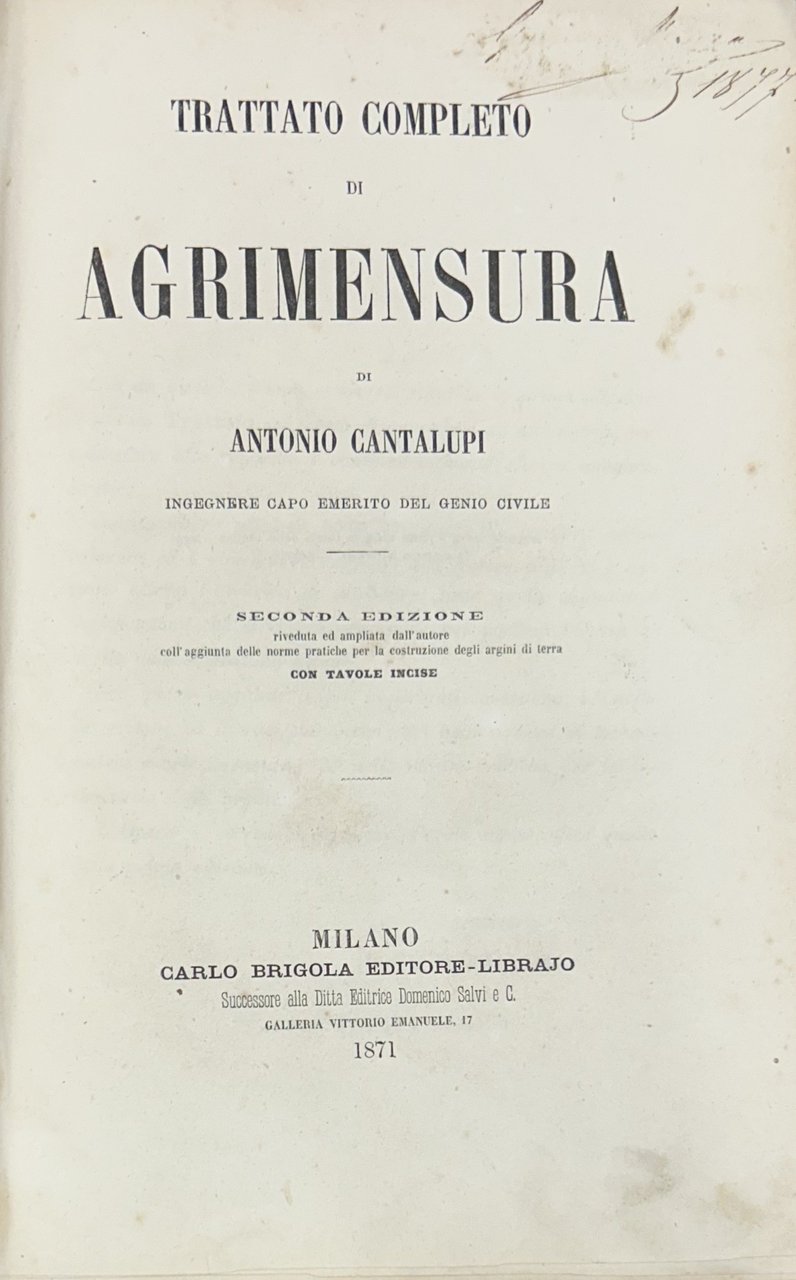 Trattato completo di agrimensura | Immagine principale