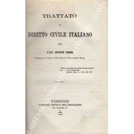 Trattato di diritto civile italiano