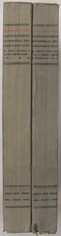 Trattato di diritto matrimoniale concordatario e civile. Vol. I - … | Immagine Gallery 2