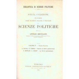 Trattato di diritto parlamentare (Poudra e Pierre). La tattica parlamentare …