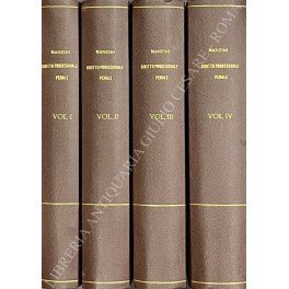 Trattato di diritto processuale penale italiano. Vol. I - Storia. …