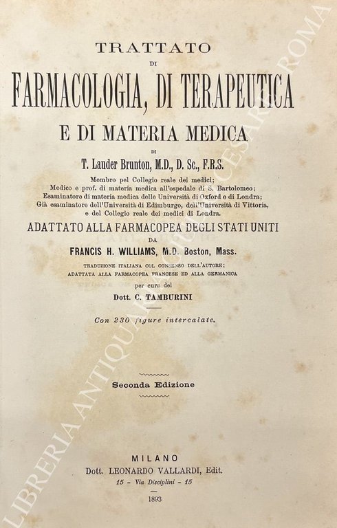Trattato di farmacologia, di terapeutica e di materia medica | Immagine Gallery 2