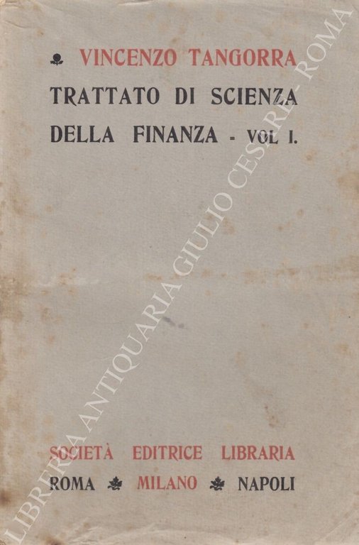 Trattato di scienza della finanza. Vol. I (unico pubblicato) | Immagine Gallery 2