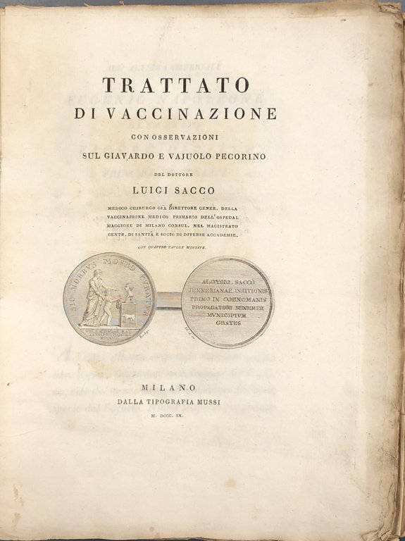 Trattato di vaccinazione con osservazioni sul giavardo e vajuolo pecorino | Immagine Gallery 2
