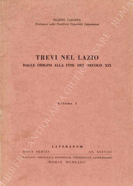 Trevi nel Lazio dalle origini alla fine del secolo XIX | Immagine Gallery 2