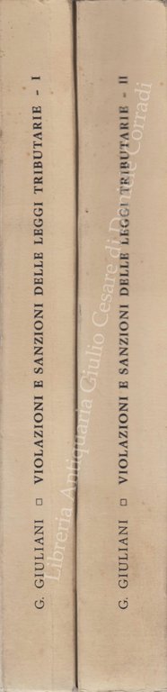 Violazioni e sanzioni delle leggi tributarie. Vol. I - Parte … | Immagine Gallery 2