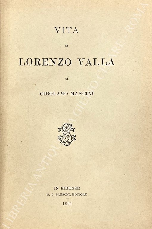 Vita di Lorenzo Valla | Immagine Gallery 2