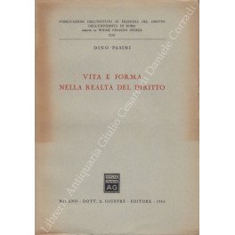 Vita e forma nella realtà del diritto