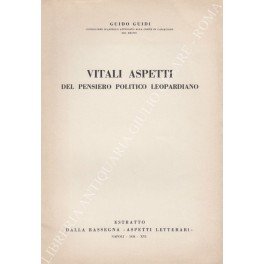 Vitali aspetti del pensiero politico leopardiano | Immagine principale