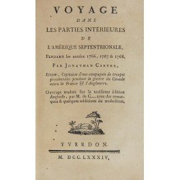 Voyage dans les parties interieures de l'Amerique Septentrionale pendant les …