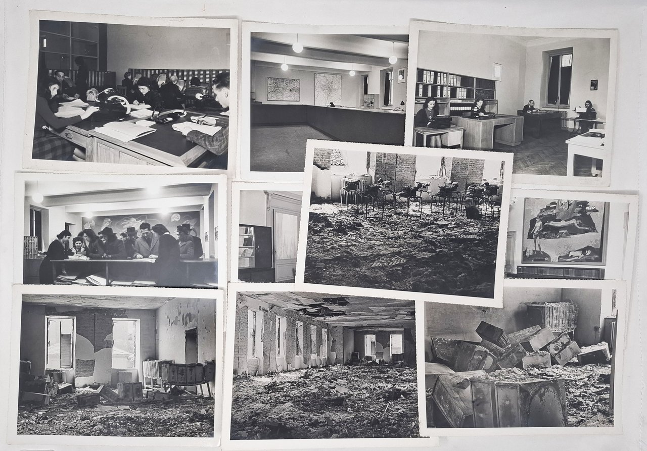 10 FOTOGRAFIE ORIGINALI DI UFFICI (presumibilmente di Torino) PRIMA E … | Immagine principale