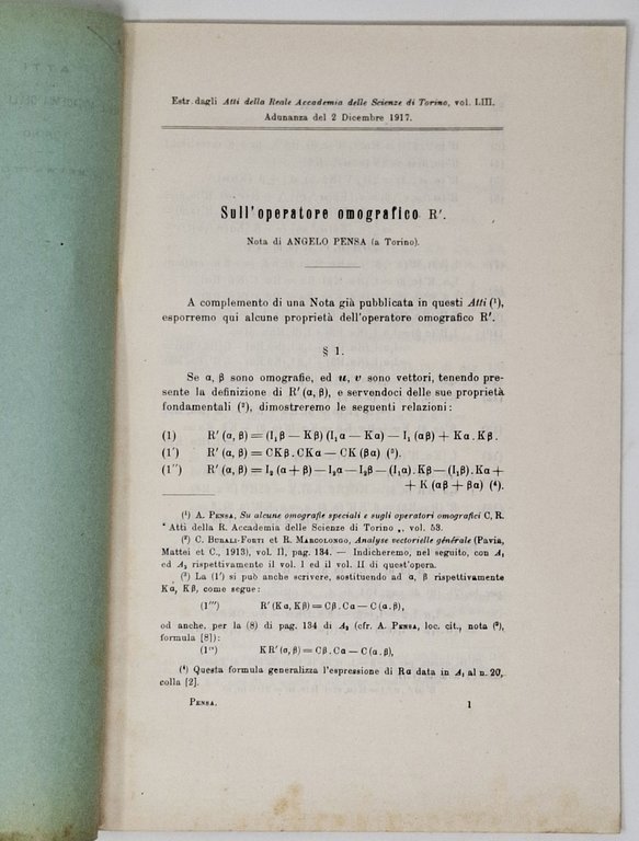 3 ESTRATTI DAGLI ATTI DELLA REALE ACCADEMIA DELLE SCIENZE DI …