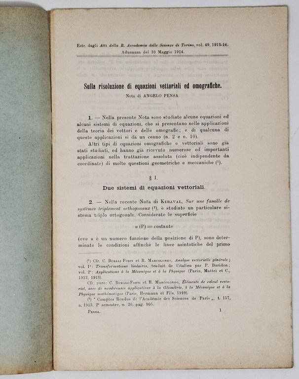3 ESTRATTI DAGLI ATTI DELLA REALE ACCADEMIA DELLE SCIENZE DI …