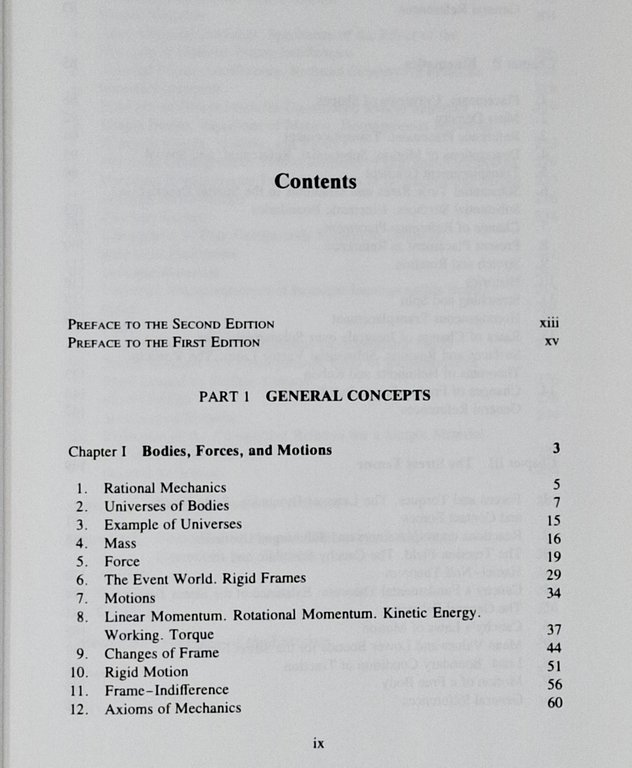 A FIRST COURSE IN RATIONAL CONTINUUM MECHANICS. Volume I: General …