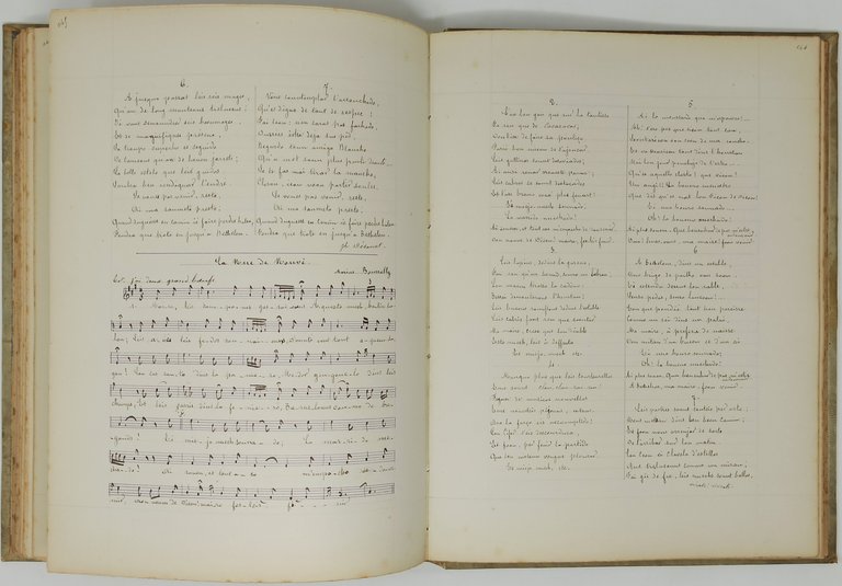 ANTICO LIBRO MANOSCRITTO DI CANTI NATALIZI IN LINGUA PROVENZALE